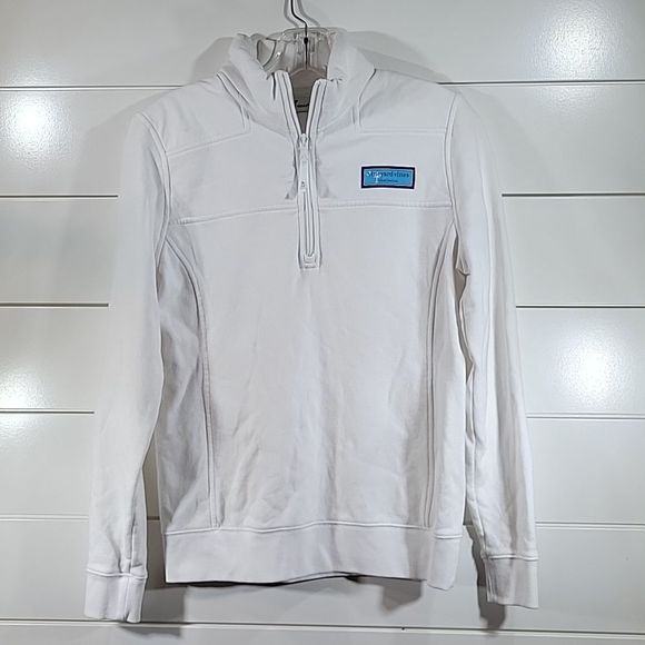 Vineyard Vines White Shep Shirt Pullover Jacket - Picture 1 of 4